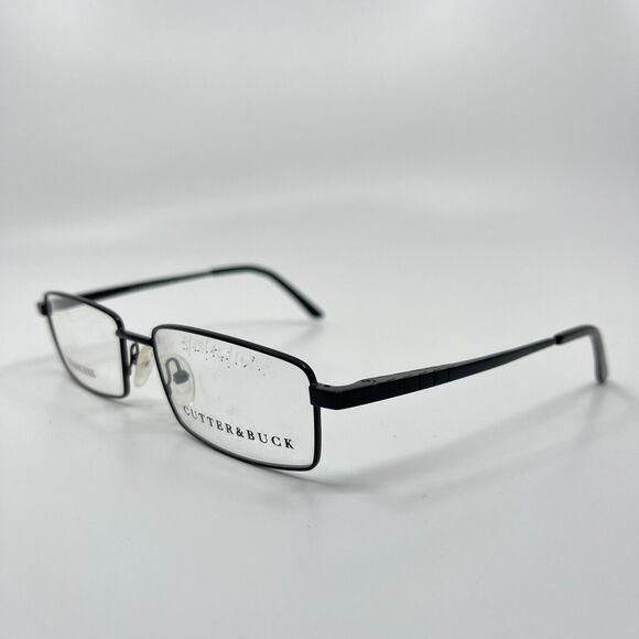 CUTTER & BUCK MUIRFIELD Black 53-16-140 S/Steel Frames Flex Hinges H6681 - Picture 1 of 8